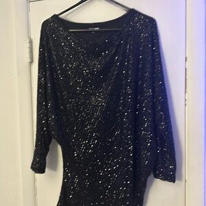 Fashion Nova off the shoulder sequin top